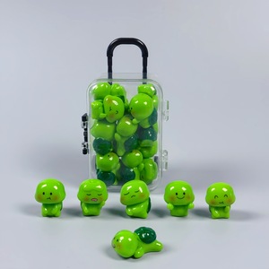 Mini <span class=keywords><strong>Tortuga</strong></span> Verde <span class=keywords><strong>de</strong></span> Resina, Animal Marino Simulado, Decoración para Jardín <span class=keywords><strong>de</strong></span> Infancia, Juguete Infantil - Product Image 3