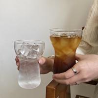 Tasses à jus vintage créatives en verre borosilicate, verres à café glacé et latte, tasses à café en verre résistant à la chaleur