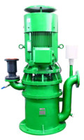 Pompe centrifuge auto-amorçante automatique à moteur électrique vertical, compatible produits chimiques, pour transfert industriel