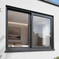 Ventanas Corredizas de Aluminio con Aislamiento Acústico de Nueva Tecnología, Ventanas de Doble Vidrio, Eficiencia Energética para el Hogar y la Oficina