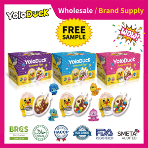 Surprise Egg Chocolate Cookie Candy With Toy Novelty Gift Bulk <strong>Sweets</strong> Wholesale for Distributor <strong>Easter</strong> Holiday YOLODUCK - Product Image 1