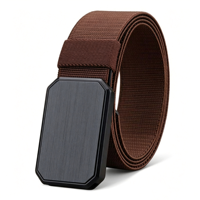 Ceinture tactique à dégagement rapide magnétique, boucle magnétique automatique, sangle en nylon réglable, ceinture décontractée pour la taille, usage quotidien en extérieur
