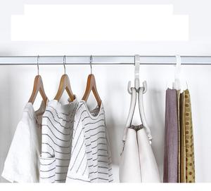 Gancho multifuncional de cuatro garras de plástico, 360 grados, paquete creativo giratorio, zapatos, estante colgante de secado de corbata - Product Image 6