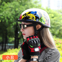 Casque de moto pour hommes et femmes, équipement de sécurité pour véhicule électrique, casque d'équitation, été