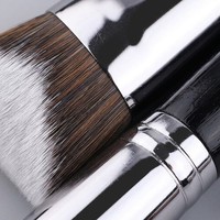 Ensemble de 13 pinceaux de maquillage professionnels vegan, poils synthétiques, manche en bois, kit de maquillage pour fond de teint et blush, logo personnalisé, marque privée