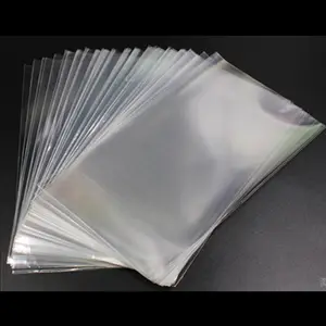 Transparante Platte Open Snoepzak Opp Cpp Plastic Doorzichtige Zak Voor Kleine Bedrijven Levert Warmteafdichting Broodverpakkingstas