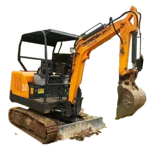 Mini Excavadora de Segunda Mano de 3 Toneladas con Motor Yanmar, Orugas Hidráulicas, Motor y Caja de Cambios, Fabricada en China - Product Image 1