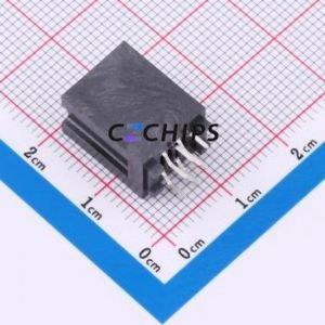 HED08LP03BK Gold Finger Connector Through hole Component (THT),P=1.27mm Connector EDGE SLOT 1.27mm 8P Through Hole - Product Image 2