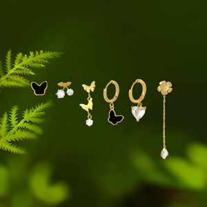 <b>Crystal</b> <b>Earrings</b> Model E450-E260-0663G - Product Image 3