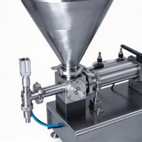 Machine de remplissage semi-automatique à piston de précision pour crèmes, onguents, gels liquides et pâtes, idéale pour les cosmétiques - Vente chaude