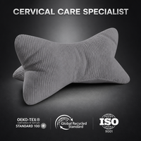Oreiller de voiture ergonomique pour le cou, oreiller cervical pour avion, cadeaux de voyage, oreiller de cou, Almohadas, oreillers décoratifs en tissu polyester