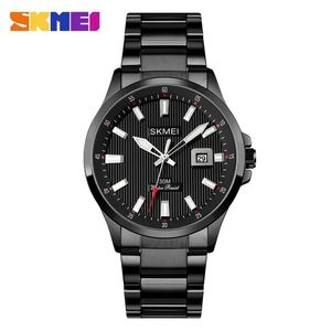 Skmei 1654 <b>Men</b> Luxury Business Top Brand <b>Watches</b> Gold Role Quartz Stainless Steel Strap Calendar <b>Wrist</b> <b>Watch</b> Relogio Masculino - Product Image 5