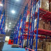 Étagère de stockage frigorifique directe usine, capacité 2000 kg, pour entrepôt congélateur à -25°C, robuste, fournisseur OEM