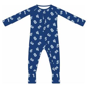 Vêtements pour bébé nouveau-né en bambou et élasthanne personnalisés, pyjama, body, grenouillère, combinaison, fermeture éclair, une pièce, tout-petit, antidérapant, pyjama - Product Image 4