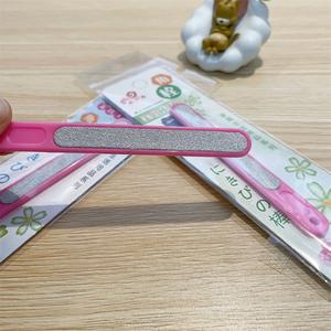 Lime à ongles Emery droite réutilisable, grande barre de ponçage et brosse de nettoyage avec grain 180 - Product Image 1