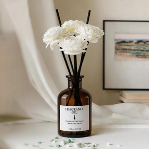 Hundred Secrets <b>Reed</b> <b>Diffuser</b> Sticks White Dried Flower 30cm Vase Flowers Indoor Fragrance <b>Diffuser</b> Set - Product Image 2