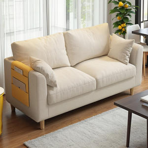 โซฟาผ้าขนาดเล็กสไตล์นอ<span class=keywords><strong>ร์</strong></span>ดิกสมัยใหม่ โซฟาเบดเนื้อนุ่ม ขาไม้ สำหรับห้องนั่งเล่น ห้องนอน อพาร์ทเมนต์ <span class=keywords><strong>บ้าน</strong></span><span class=keywords><strong>เช่า</strong></span> - Product Image 4