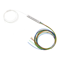 1:4 1/4 EPON GPON FBT PLC Coupleur Splitter Monomode Mini Acier 0.9mm G.657A G.652D Câble 1*4 1x4 Fibre Optique PLC Splitter