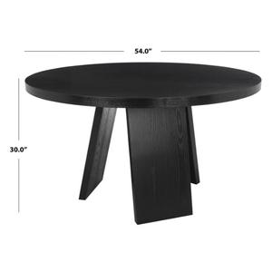 Table à manger ronde Mattelynn faite à la main pièce maîtresse moderne polyvalente pour les salles à manger d'hôtel bois d'ingénierie pour les ateliers - Product Image 3