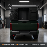 Camper 4x4 pour pick-up, coque rigide escamotable, pour le camping hors route et les voyages en véhicule tout-terrain