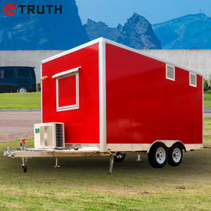 VÉRITÉ Cuisine mobile Équipements personnalisés hot dog fast food chariot <span class=keywords><strong>de</strong></span> remorque café-restaurant pizza remorque pour aliments frits - Product Image 2