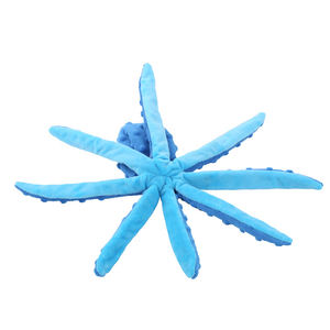 Vendita calda resistente ai morsi striduli viola senza imbottitura peluche polpo Crinkle Pet <span class=keywords><strong>Dog</strong></span> giocattoli per cani per cani - Product Image 5