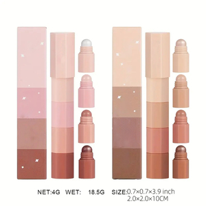 Set di ombretti opachi per il trucco con matita impermeabile privata - Product Image 4