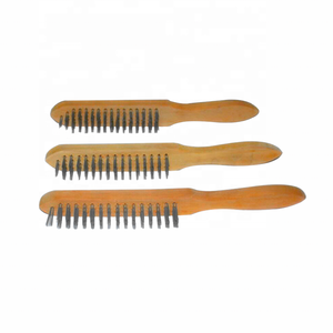 Heavy Duty Cleaning Handmade Steel Brass Wire <strong>Brush</strong> Hand <strong>Brushes</strong> With Wooden Handle - Product Image 3