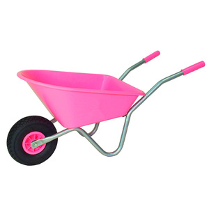 Brouette de jardin en plastique, hauteur au sol 420 mm, simple couche, légère, chariot à main pour enfants, utilisation extérieure - Product Image 4