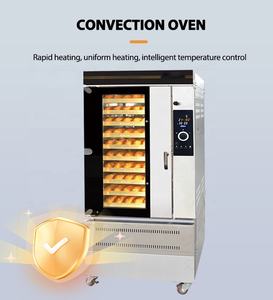 เตาอบไมโครเวฟแบบพาความร้อน 380V 10 ถาด สำหรับมืออาชีพ รุ่นใหม่ สำหรับอบพิซซ่า ครัวซองต์ พาย มัฟฟิน ขนมปัง แป้ง และน้ำ - Product Image 5