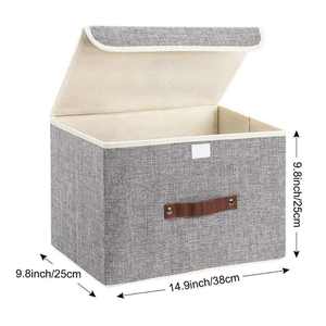 Foldable Fine Storage <b>Boxes</b> Storage Basket Storage Baskets Box Foldable Organization File Document Box Party Favors - Product Image 4