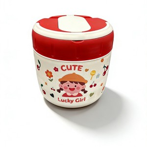 <b>Lunch</b> <b>Box</b> 304 Stainless Steel <b>Insulated</b> Portable Multi Layer Bento With Cartoon Design For Kids And Adults - Product Image 5