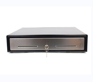 Cerradura electrónica automática <span class=keywords><strong>de</strong></span> Metal para llaves, caja registradora <span class=keywords><strong>inteligente</strong></span> negra con 4 billetes - Product Image 1