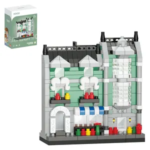 KOCO Brick Popular Educational Kids' Mini Building Blocks Sets - Green Grocery Store Architecture