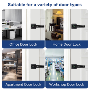 Xsdts F3-S Vân Tay Thông Minh Kỹ Thuật Số Cửa Khóa Vuông Xử Lý Màn Hình Cảm Ứng Bàn Phím Chống-Peep Mã Thông Minh Khóa Điện Cho Căn Hộ - Product Image 3