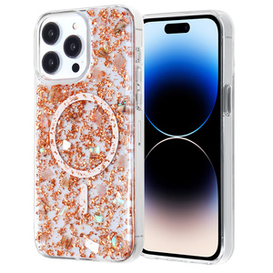 Wholesale Customizable KINGSOUL Ins Style Android IOS Magnetic <b>Ring</b> Holder Epoxy Crafted TPU+PC Shockproof <b>Phone</b> Cases for 14/16 - Product Image 3