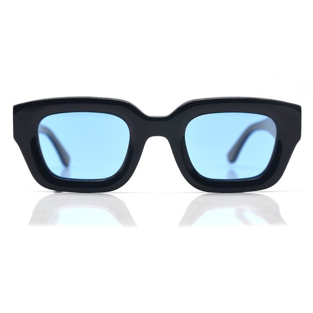 High Quality Acetate Polarized Sunglasses Square Fashion Style UV400 Tac Lenses Optically Designed Sun Glasses Logo Lenses