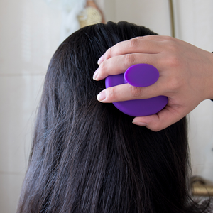 Wholesale OEM Private Logo Reusable Soft Silicone Hair Scalp Massager Shampoo <b>Brush</b> - Product Image 4