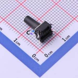 TS-1102SD-B-P-B Tactile Switch SMD-4P,6x6mm Switch ( Operating Force: 1.6N )( Switch Length: 6mm )( Switch Width: 6mm ) - Product Image 2