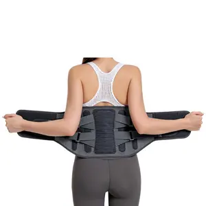 Customizable lower back brace support strap lumbar compression brace for dairly activity