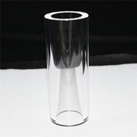 Meilleur prix, tube en saphir ou en verre de qualité optique personnalisé en usine avec support OEM, revêtement antireflet et tolérances de précision
