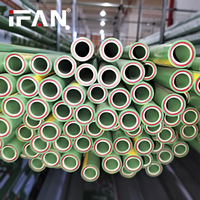 Tuyau d'eau flexible en composite de fibre de verre PPR haute pression DIN durable 20-63mm PN25 personnalisé