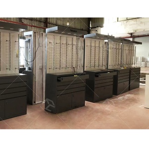 Bán buôn quang cửa hàng hiển thị <span class=keywords><strong>LED</strong></span> chiếu sáng có thể khóa quang khung hiển thị kệ gỗ kính hiển thị Showcase - Product Image 6