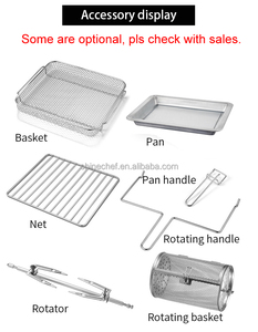 Lò Nướng Đối Lưu Tất Cả Trong 1 Horno De Freidora De Aire 12L 14L 20L 23L 28L 30L Combo Lò Nướng Bánh Rán Không Khí - Product Image 6