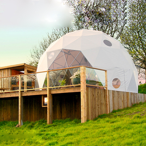 2 plantas Pod al aire libre impermeable Camping 4M-40m bola redonda lujo Glamping geodésico desierto iglú cúpula tienda casa - Product Image 1
