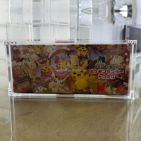 Support de présentation en acrylique transparent pour boîte spéciale Pokémon PTCG Pokémon Center Tohoku 2025 Tohoku Hiroshima Fukuoka