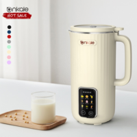 Machine à lait végétal multifonction 1200 ml pour lait de soja/noix/amandes, pour préparer du lait de soja maison.