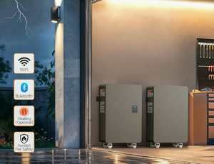 สถานีพลังงานสำรองแบตเตอรี่ LITHTECH 51.2V 314ah 16kWh จากเยอรมนี สำหรับบ้าน ระบบสำรองไฟฟ้า IP65 สามารถต่อพ่วงกันได้ ใช้กับระบบโซลาร์เซลล์ - Product Image 2