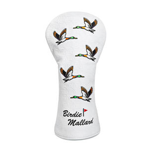 Housses de tête de club de golf personnalisées en gros, imperméables, pour driver 1, 3, 5, en cuir souple, protection pour clubs de golf en bois - Product Image 2