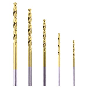 Juego de Brocas Helicoidales HSS con Recubrimiento de <span class=keywords><strong>Micro</strong></span> Titanio, 50 Piezas, Longitud Jobber, Punta Dividida, de 1/32" a 7/64" para Madera, Plástico y Metal - Product Image 3